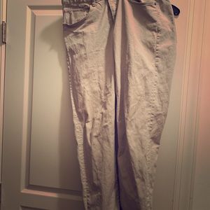 Slim fit khaki jeans size 36 waist